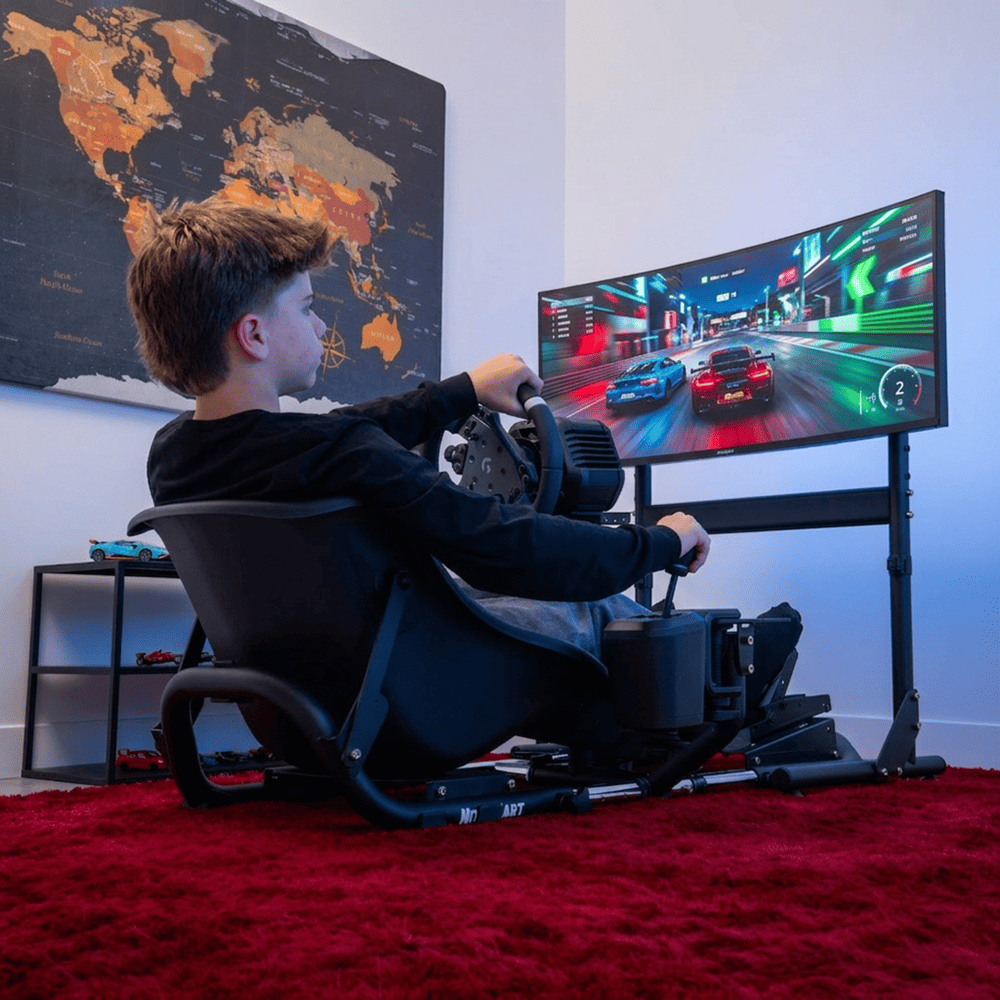 OPLITE NitroKart Support Écran Noir V2 55 Pouces VESA
