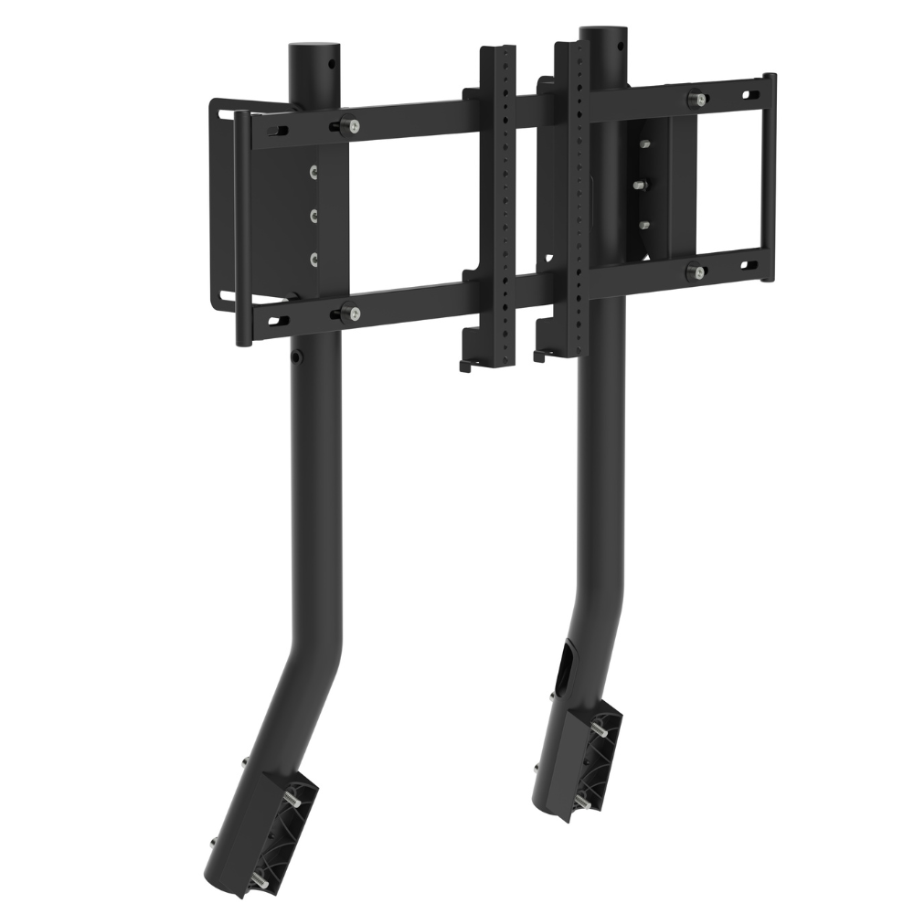 OPLITE Bundle GTR S8 Monitor Stand + ScreenLock Pro Noir