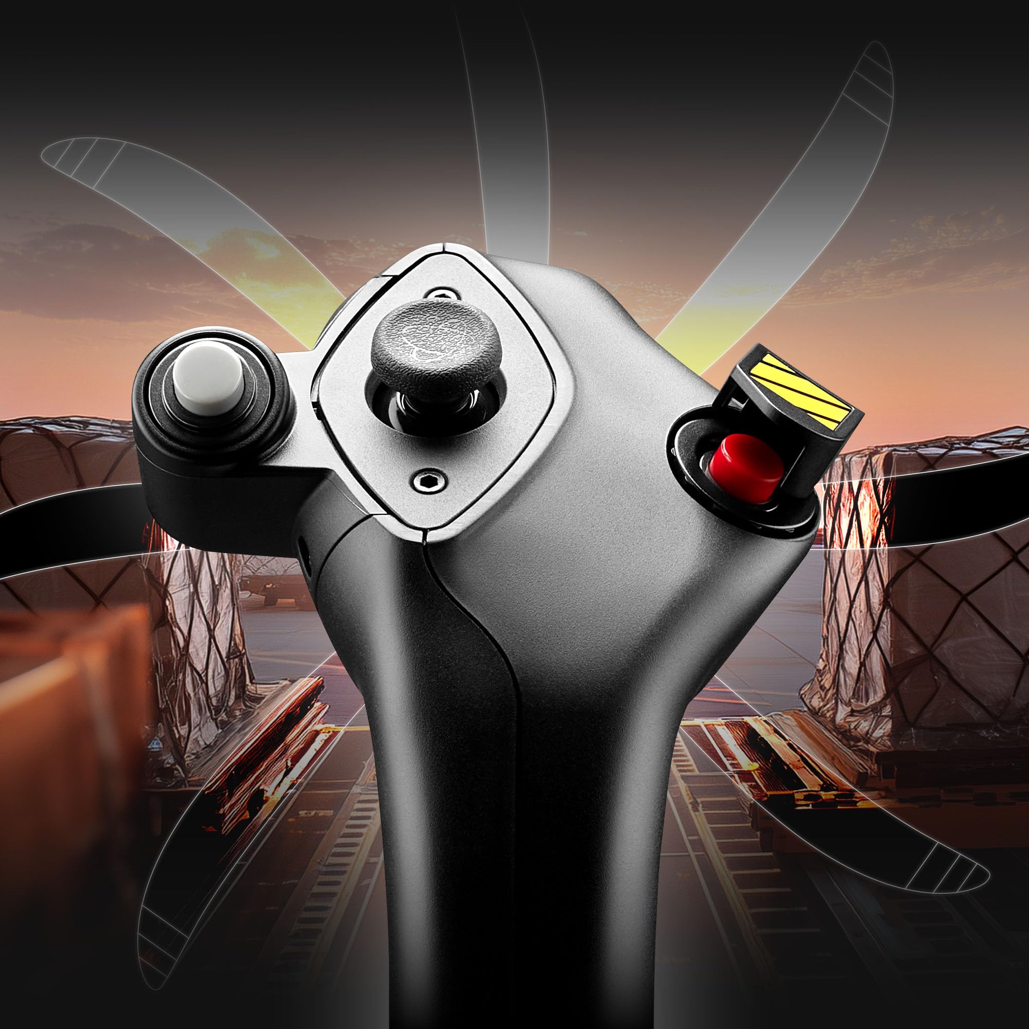 Thrustmaster TCA Airbus Add-On Grip manche joystick A300