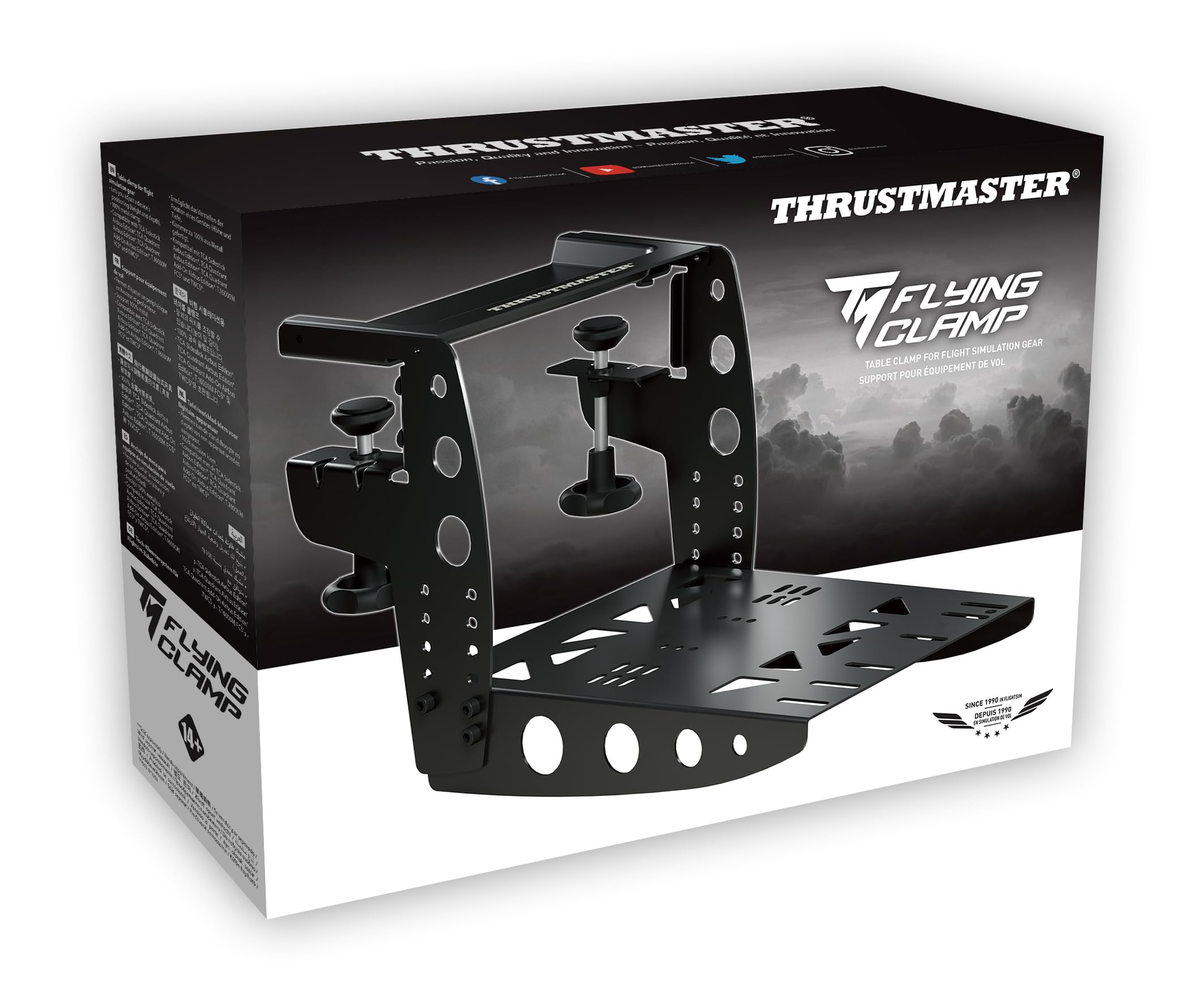 Thrustmaster Flying Clamp support métal réglable PC bureau