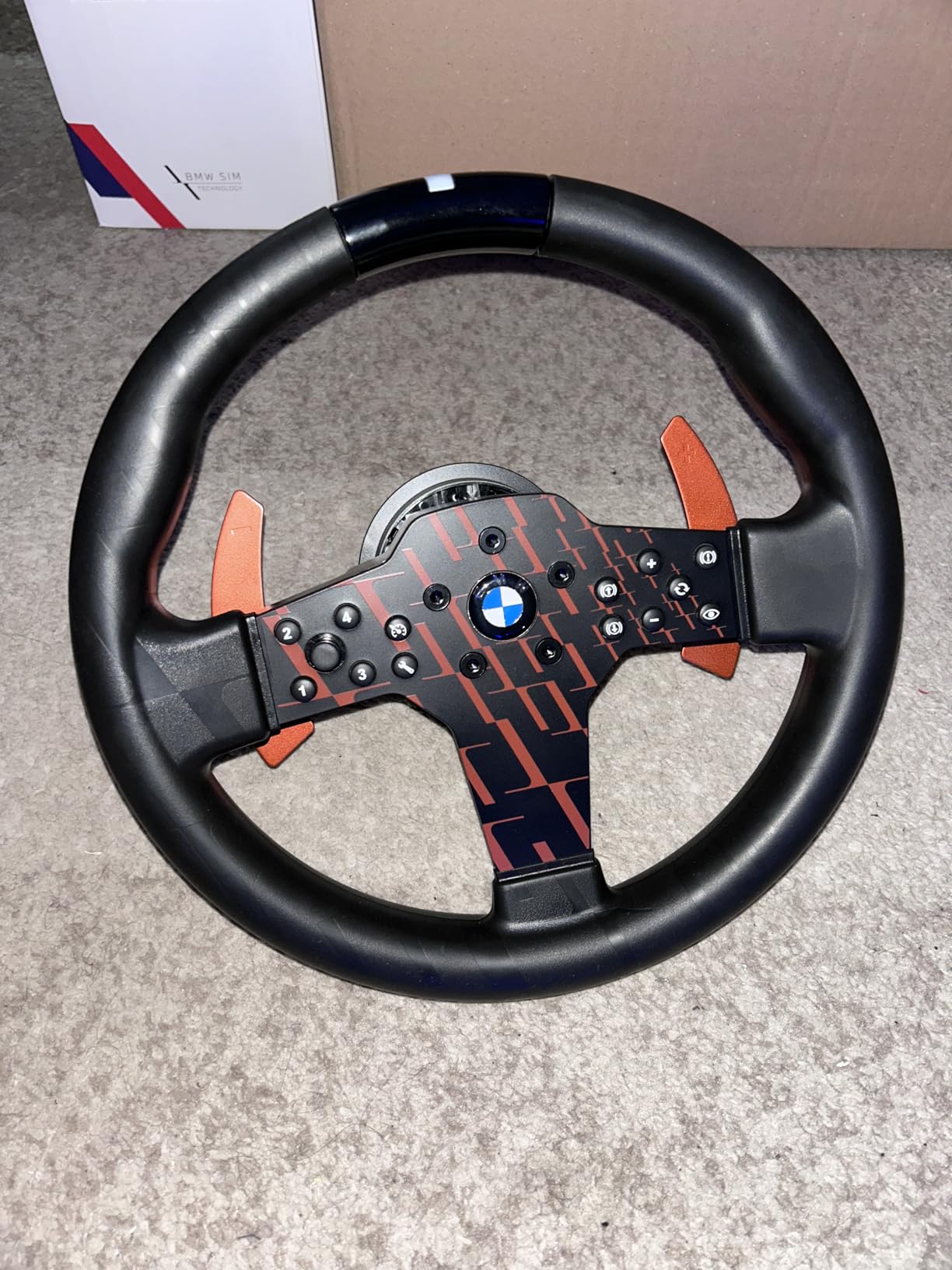 Fanatec CSL BMW volant 300mm caoutchouc LED