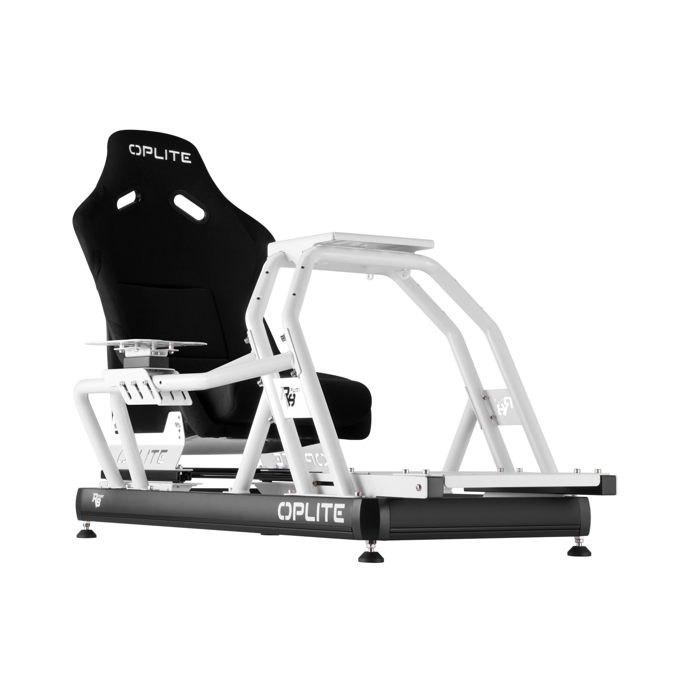 Oplite R8 Gear Shift Handbrake support blanc Fury acier