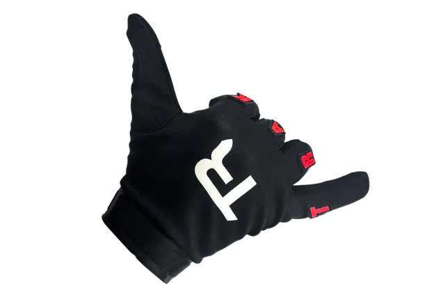Trak Racer gants sim racing noirs Blacked Out