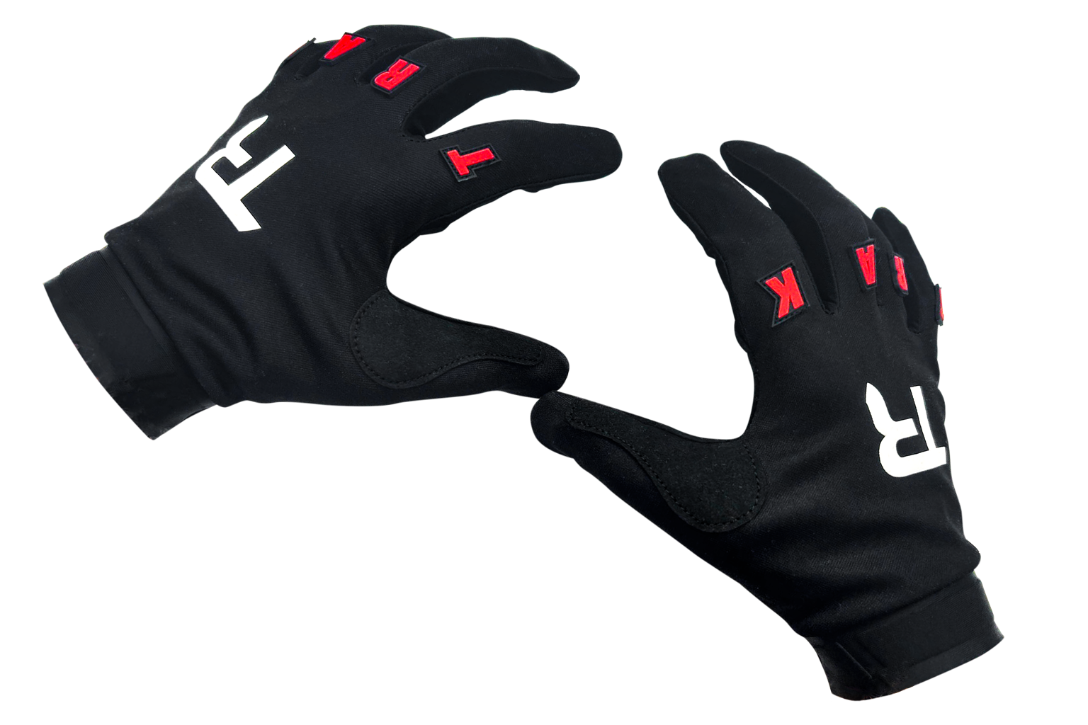 Trak Racer gants sim racing noirs Blacked Out