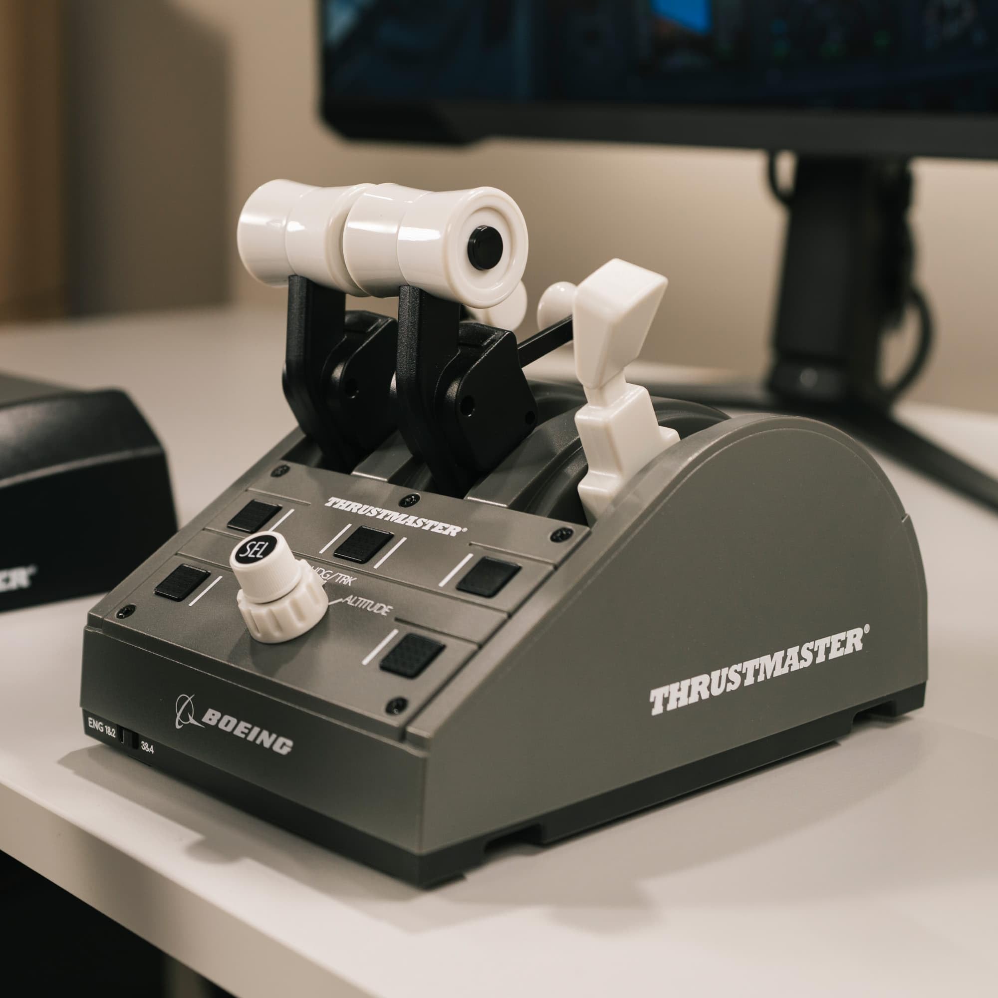 Thrustmaster TCA Quadrant Boeing Edition manette gaz PC