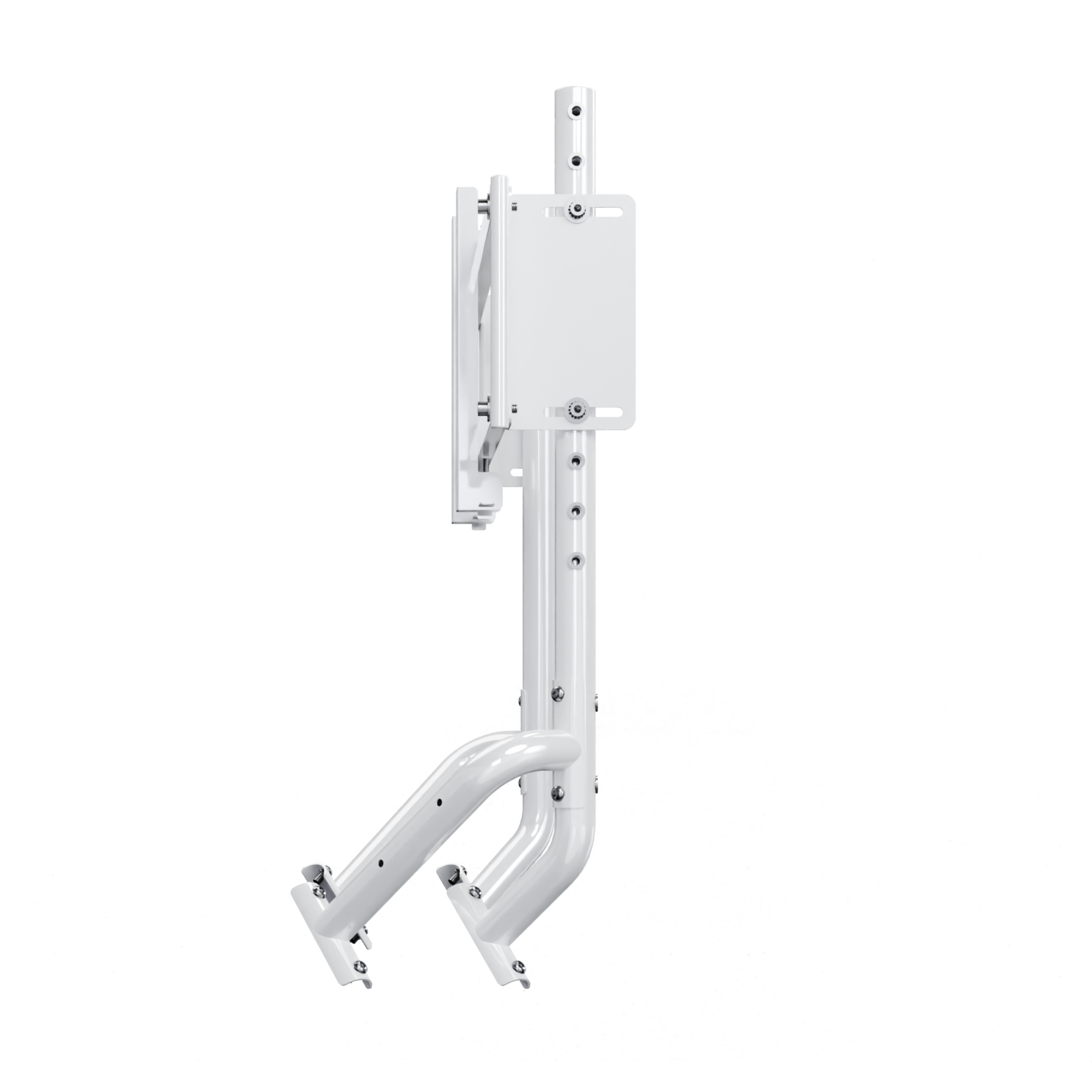 OPLITE Bundle R8 Single Monitor Mount + ScreenLock Pro blanc