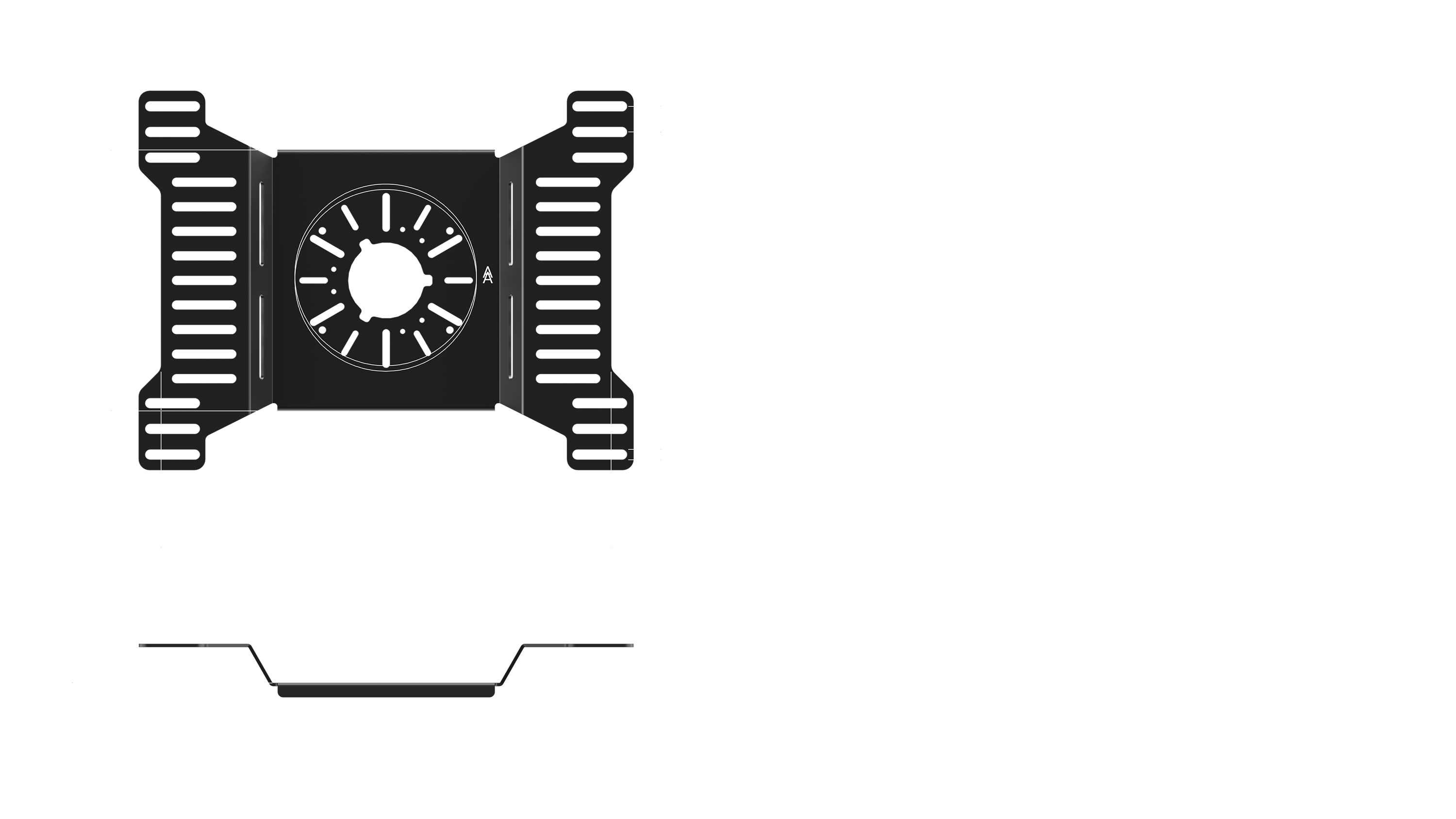 Trak Racer TR80S Support Bass Shaker Sous-Siège Universel