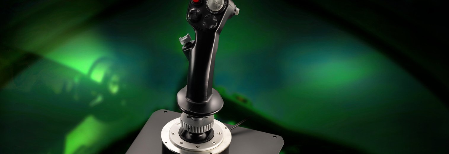 Thrustmaster HOTAS Warthog joystick métal A-10C PC noir