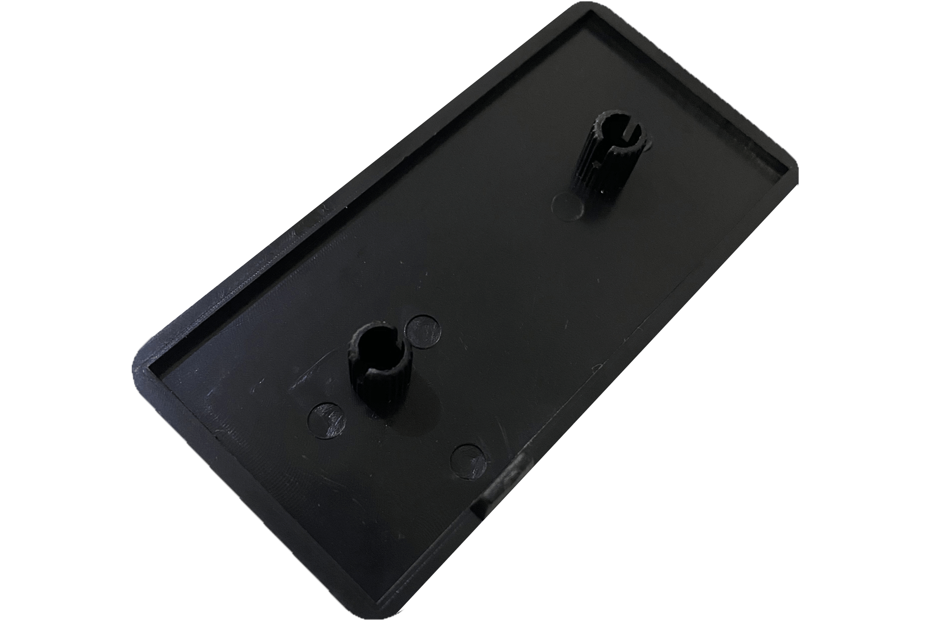 Trak Racer Embout ABS 80x40mm Cockpit Lot de 2 Noir
