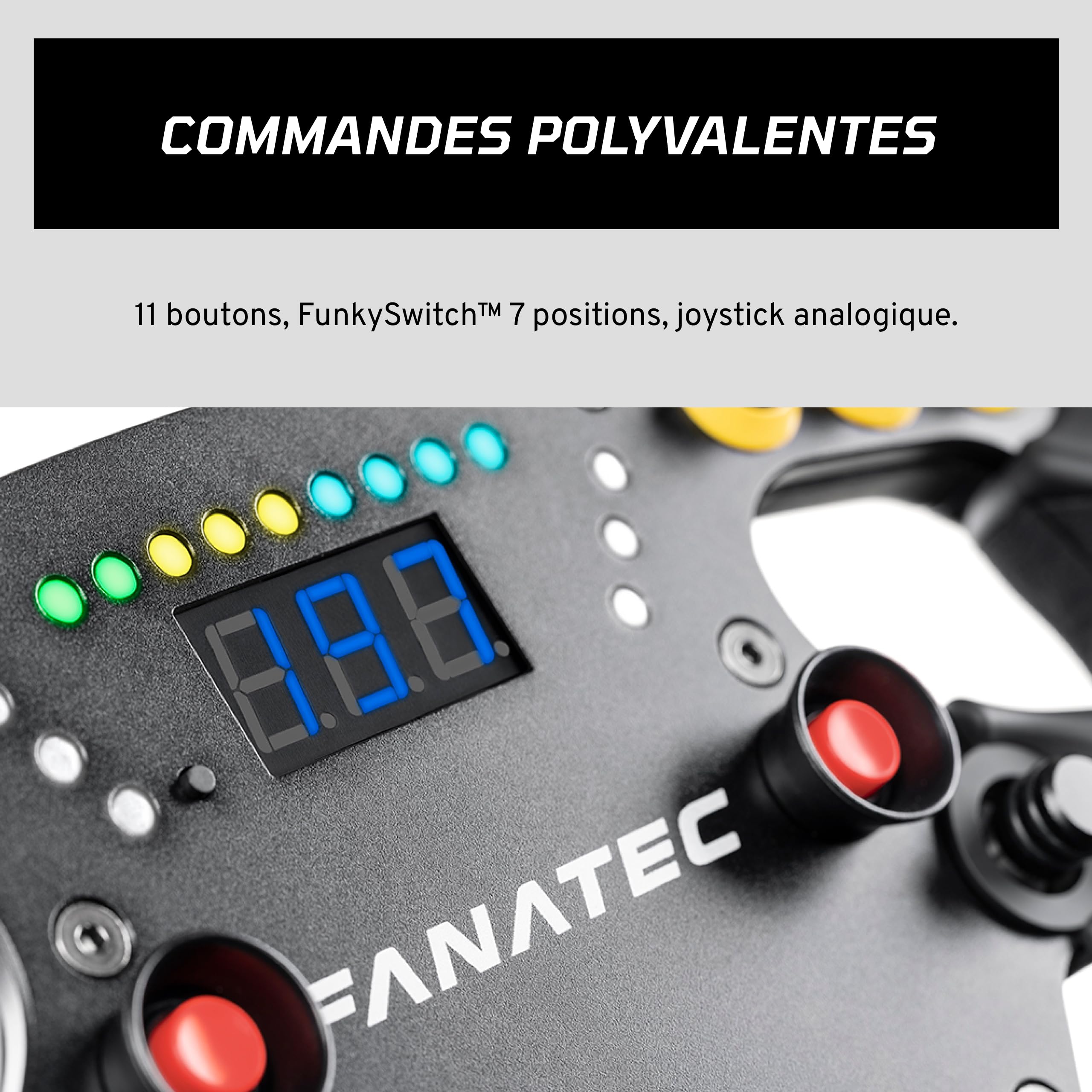 Fanatec ClubSport F1 Esports V2 volant 270mm Alcantara