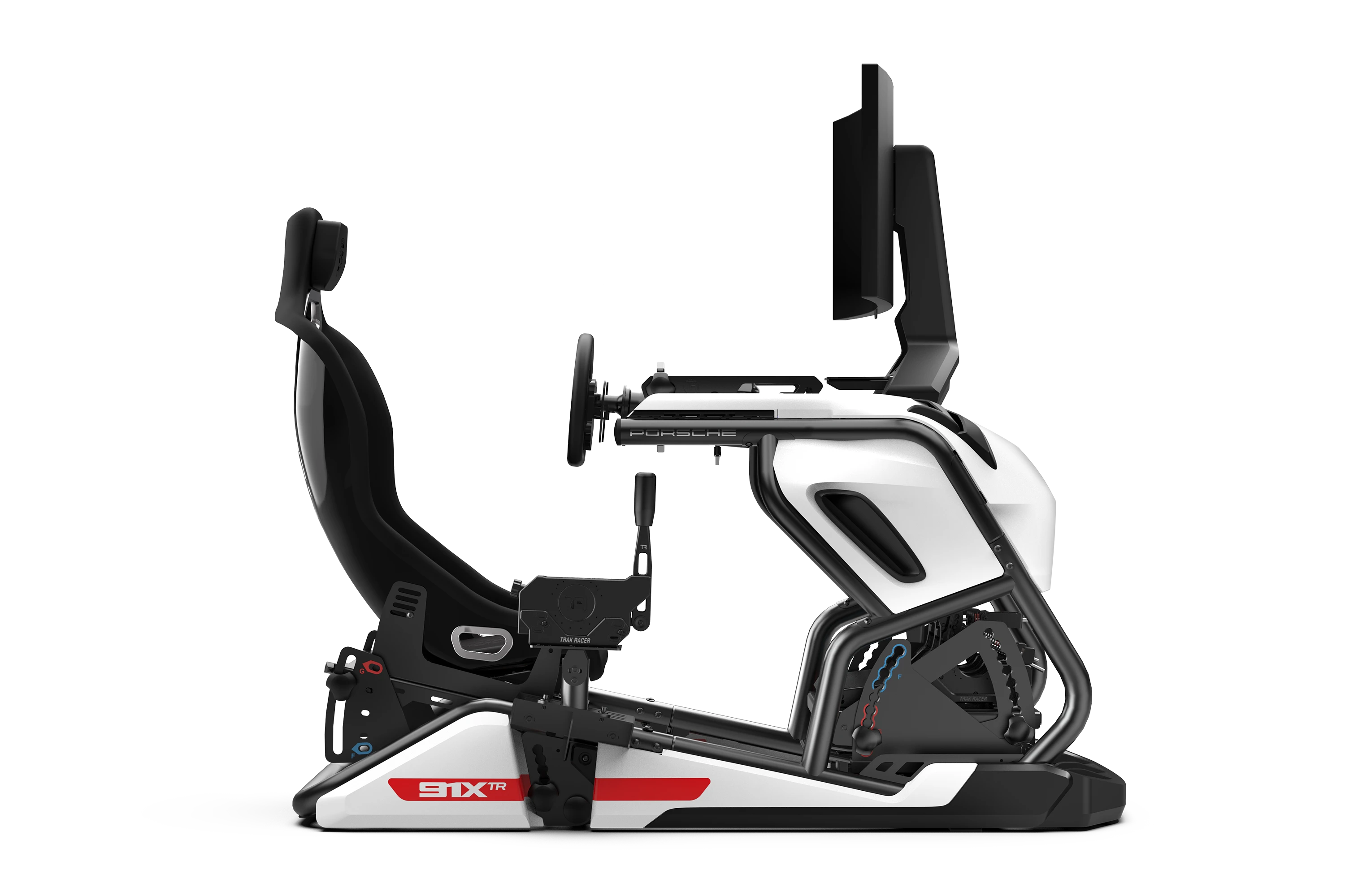Trak Racer 91XTR Porsche Cockpit Simulateur Course Noir Rigide