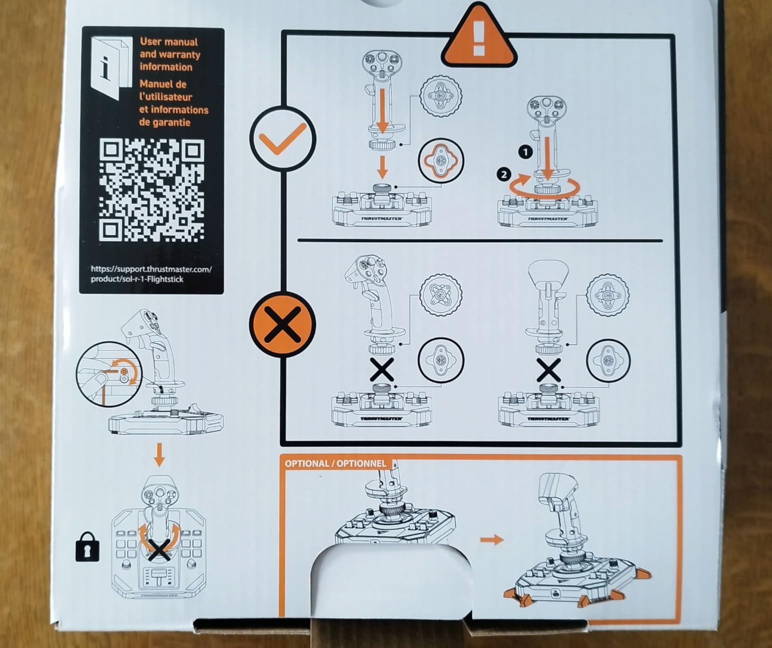 Thrustmaster Sol-R 1 flightstick spatial PC 44 actions