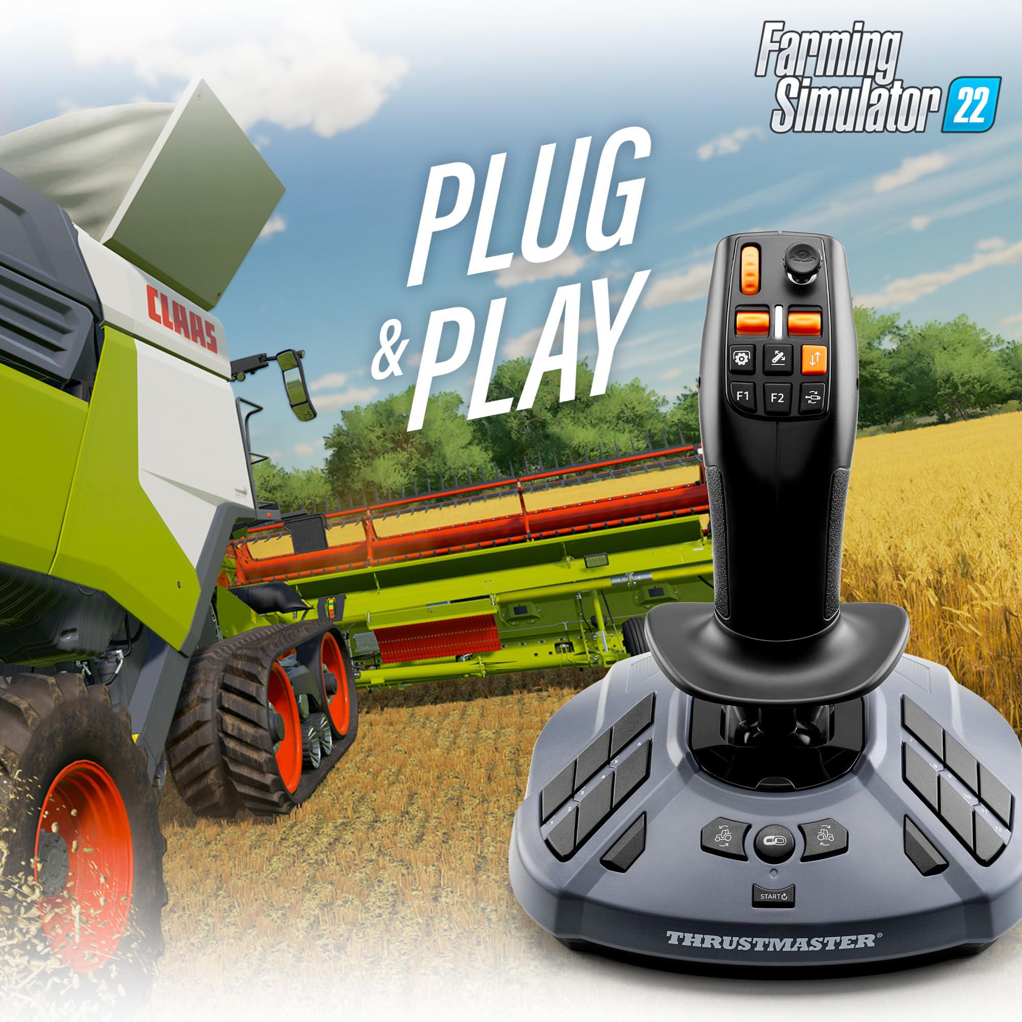 Thrustmaster SimTask FarmStick joystick PC 33 boutons