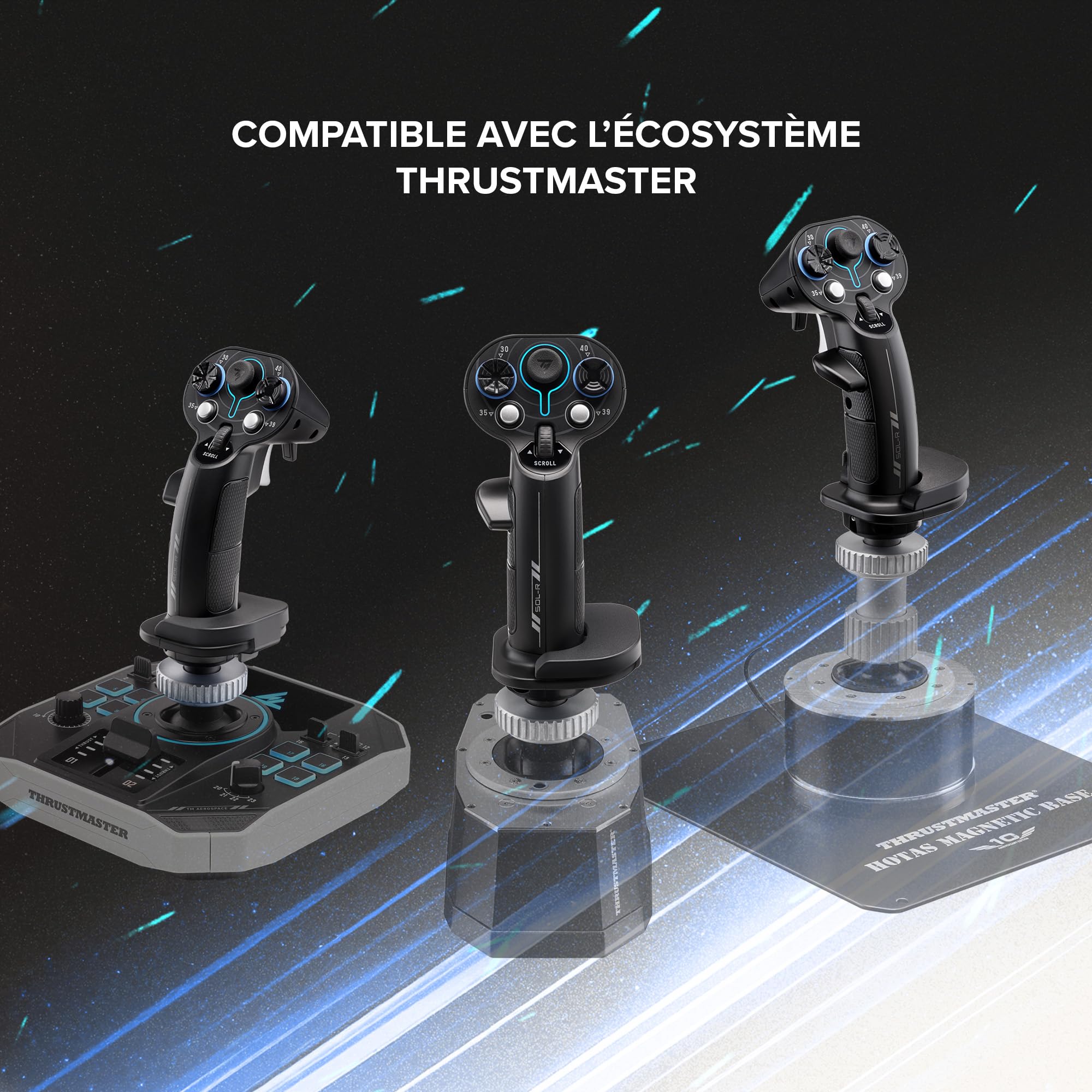 Thrustmaster Sol-R 3 AVA Add-On Grip manche spatial 21 boutons