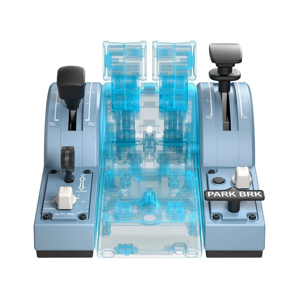Thrustmaster TCA Quadrant Add-On Airbus Edition manette volets PC
