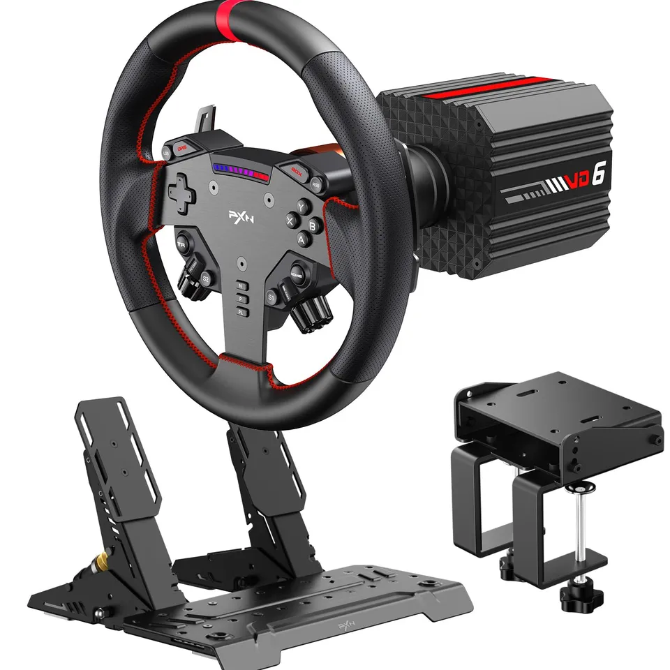 PXN VD6 volant direct drive 6 Nm PC ensemble complet