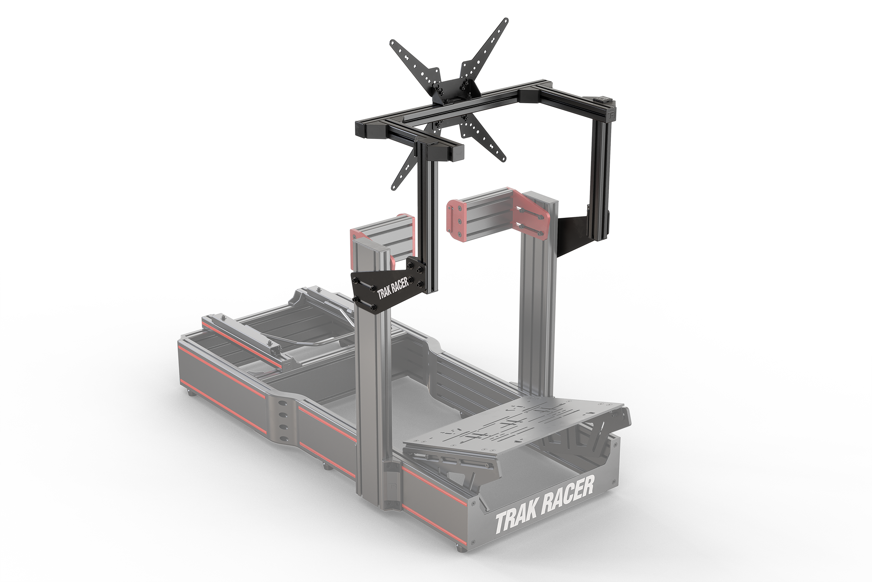 Trak Racer TR80S Support écran simple 60" intégré