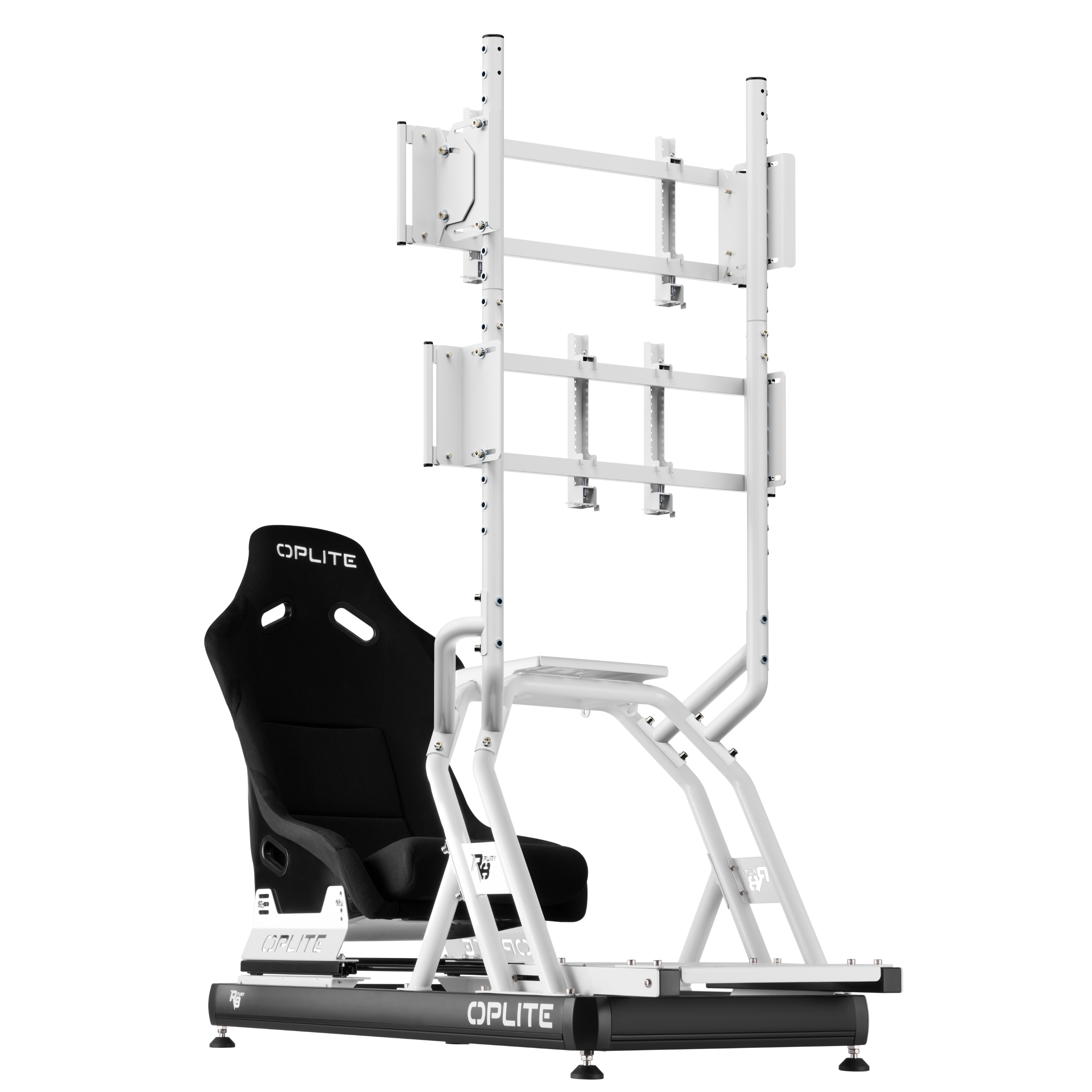 OPLITE R8 On Top Monitor Mount support écran blanc VESA