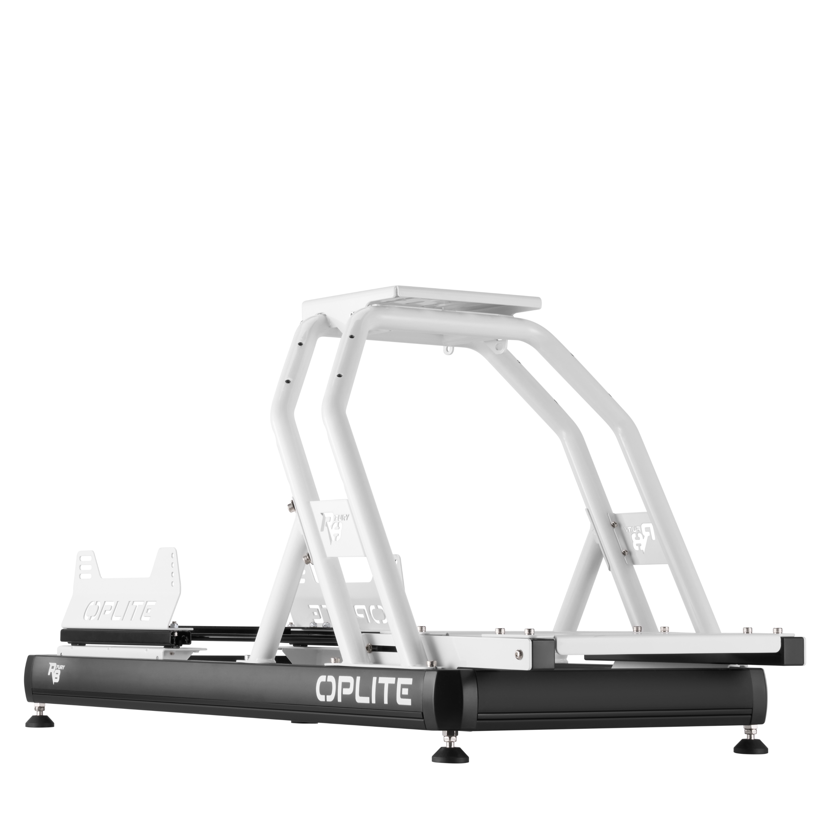 OPLITE R8 Fury Châssis Cockpit Simracing Blanc Direct Drive