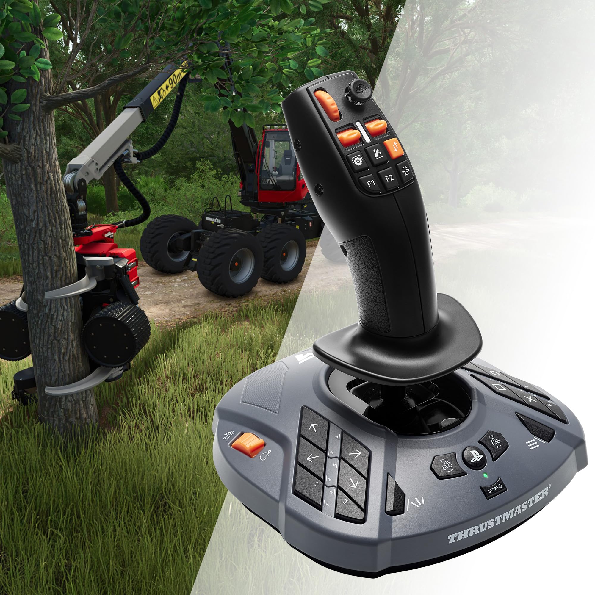 Thrustmaster T128 SimTask Farming Pack volant + FarmStick PS5 PC