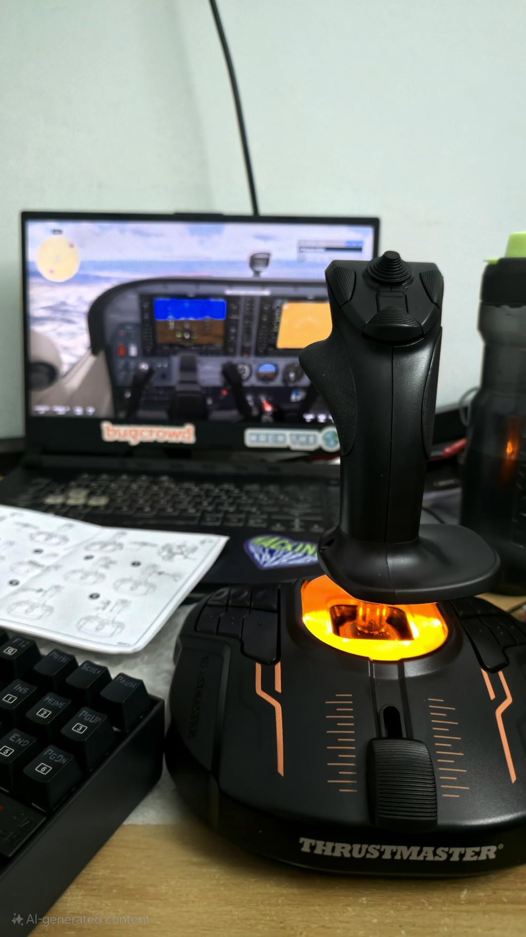 Thrustmaster T.16000M FCS Joystick PC 16 Bits Ambidextre