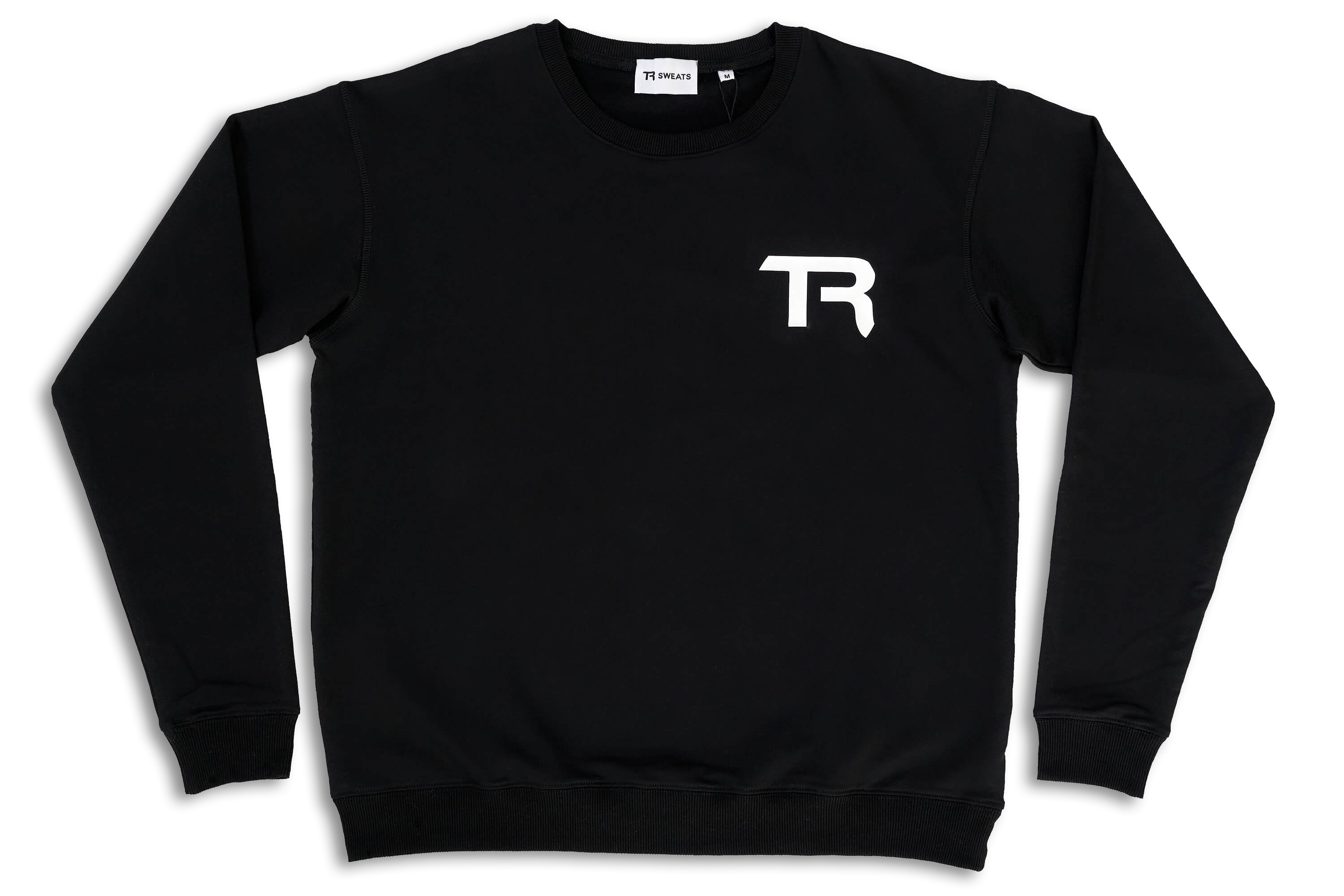 Trak Racer TR Sweat Coton Noir Col Rond Taille M