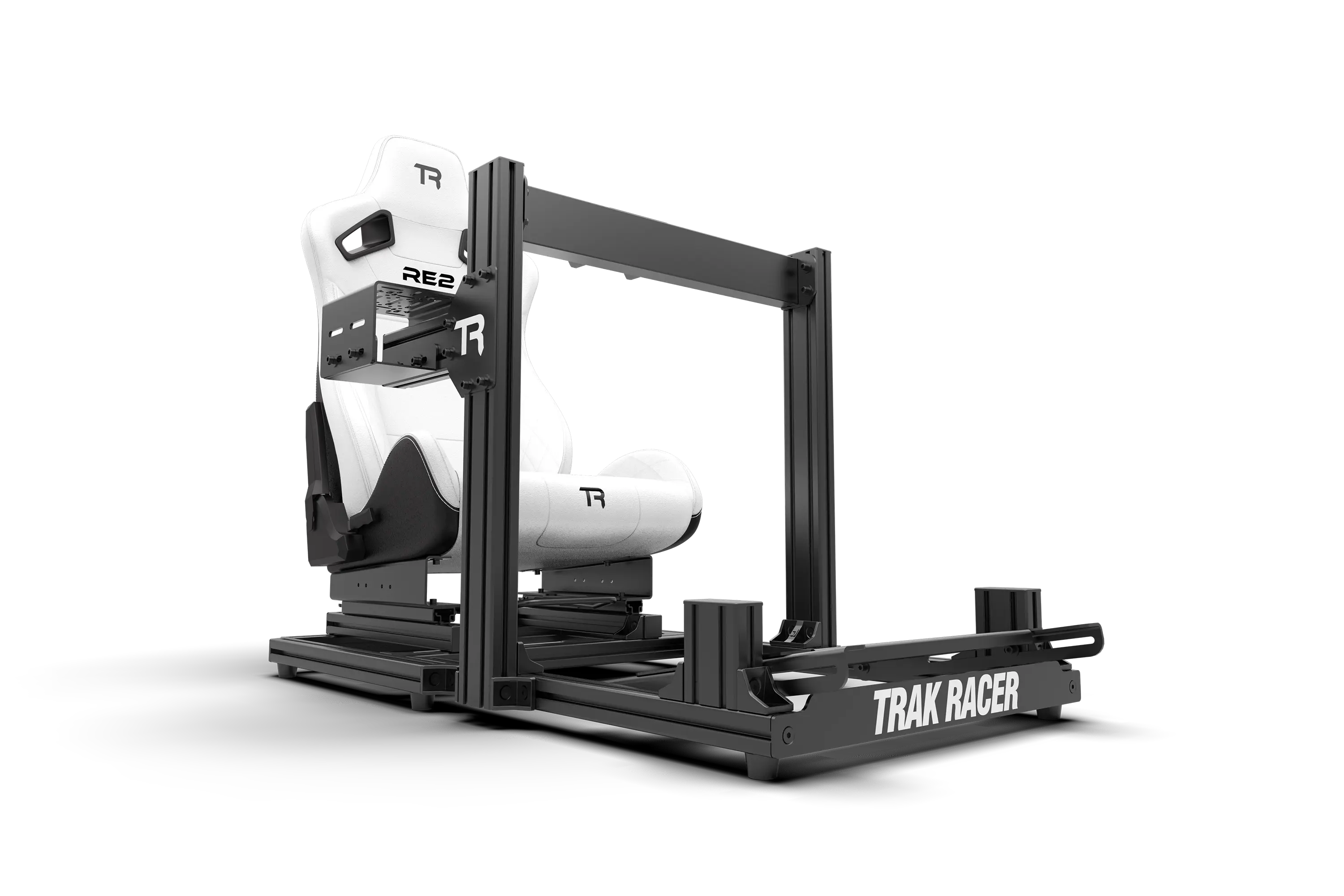 Trak Racer RE2 siège inclinable blanc cuir diamant double lock