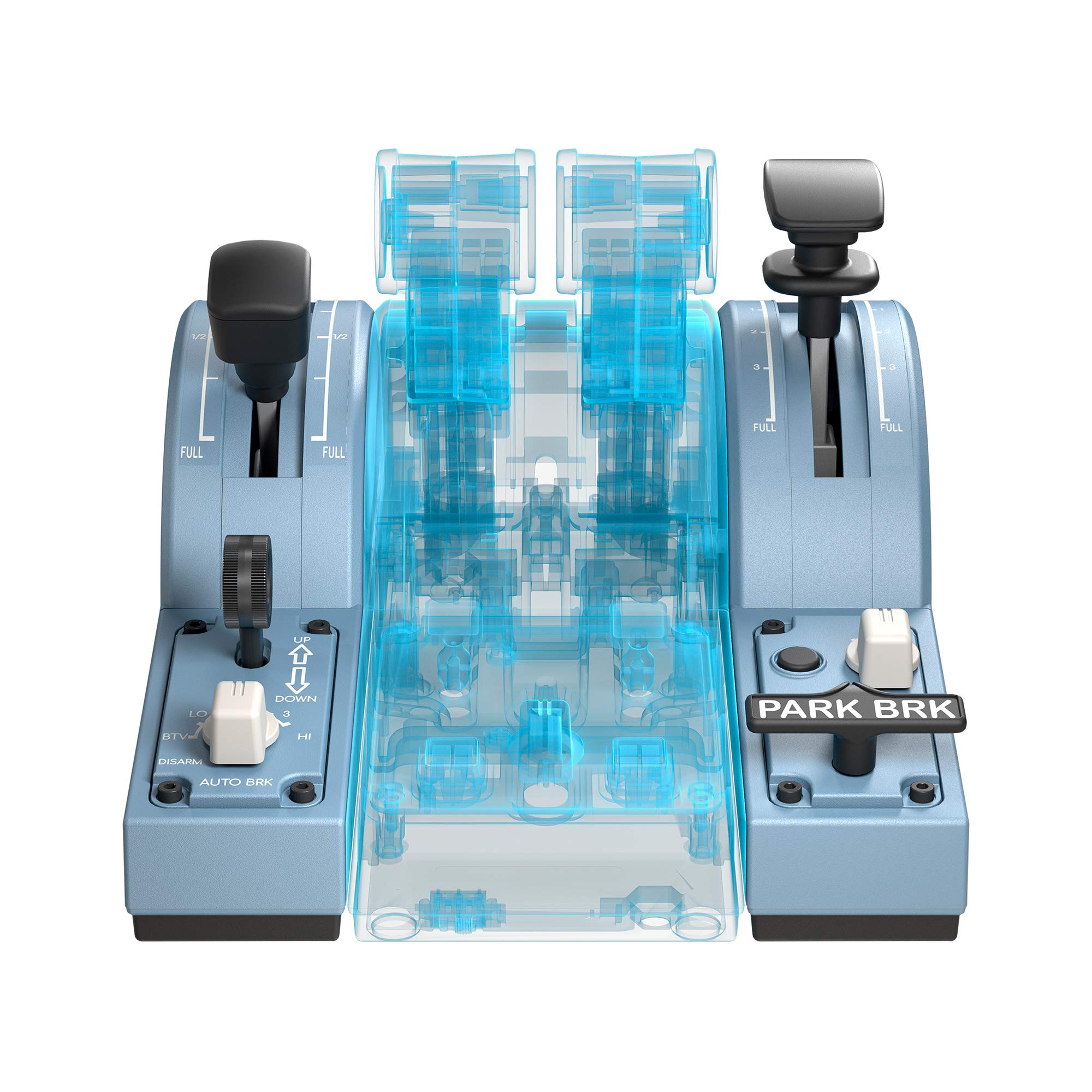 Thrustmaster TCA Quadrant Add-On Airbus Edition manette volets PC