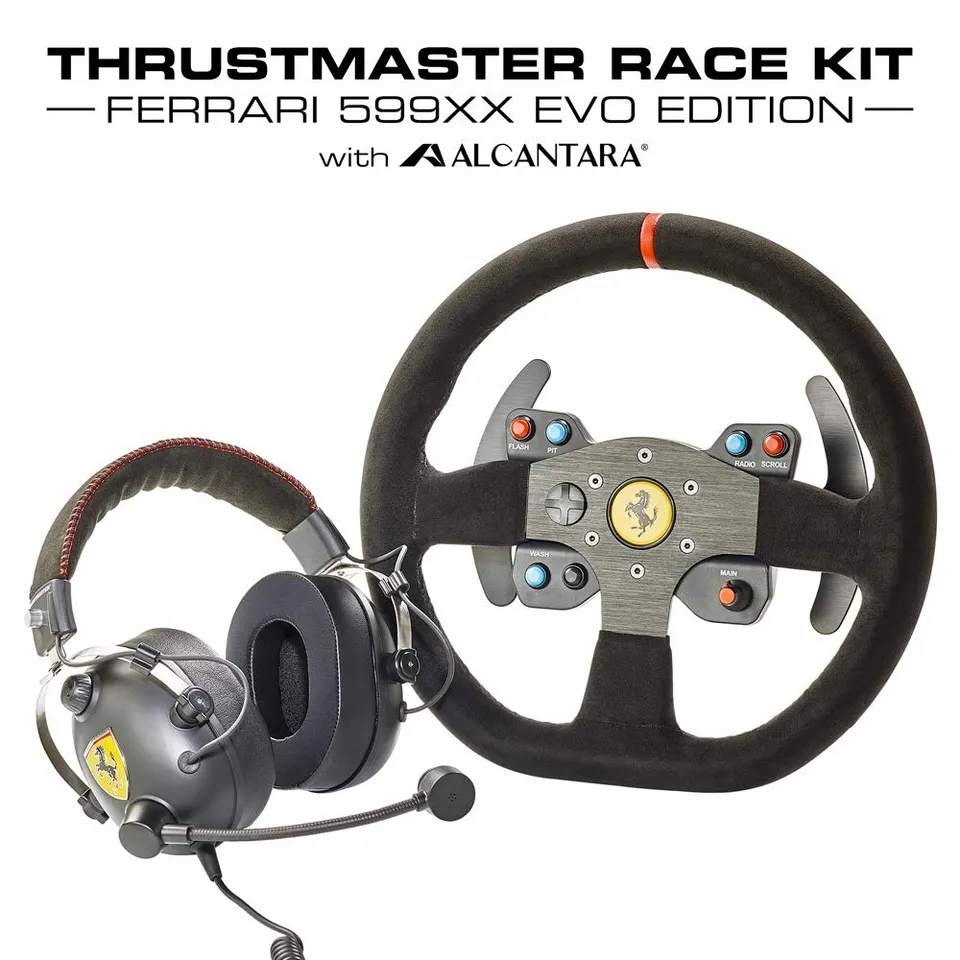 Thrustmaster Ferrari 599XX EVO volant + casque T.Racing GT