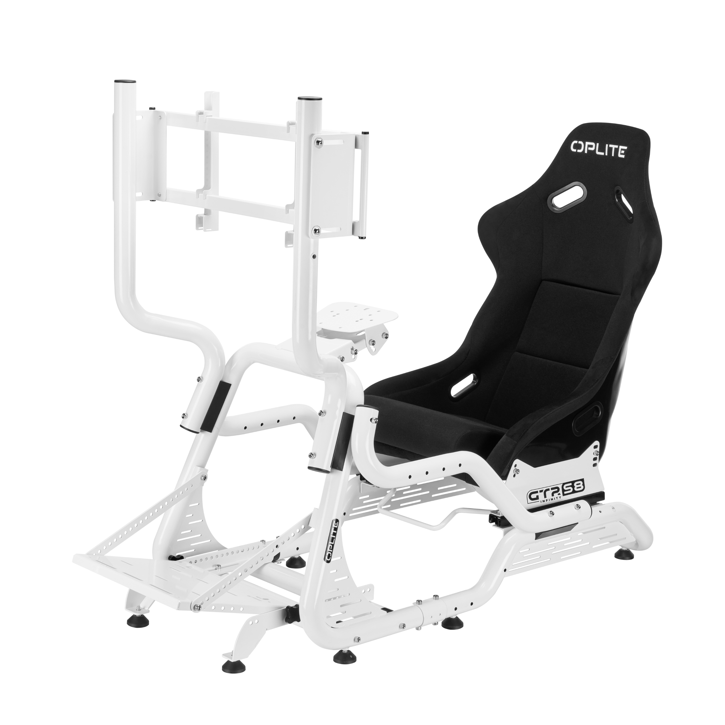 OPLITE GTR S8 Infinity cockpit simracing blanc Force White