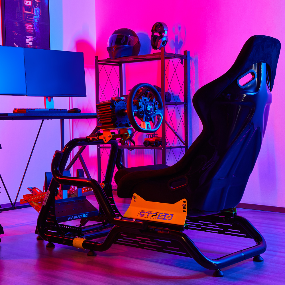 OPLITE GTR S8 Elite cockpit simracing jaune 20 Nm