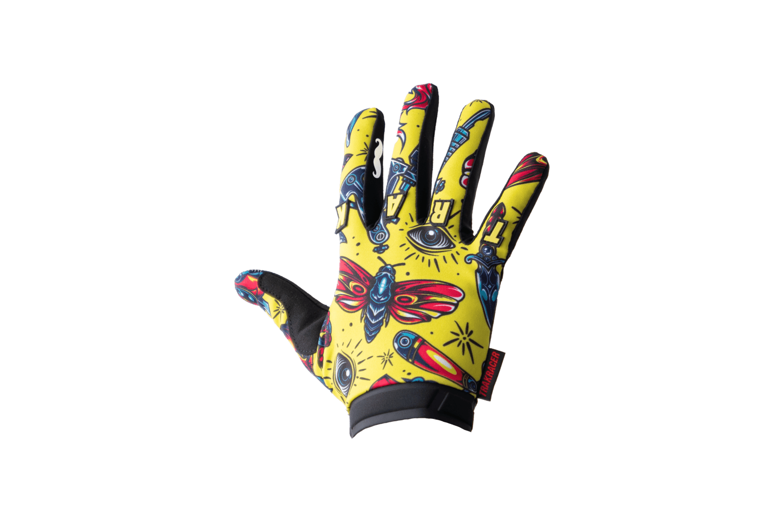 Trak Racer TR80S TR-GLOVE-011 gants sim racing jaunes L