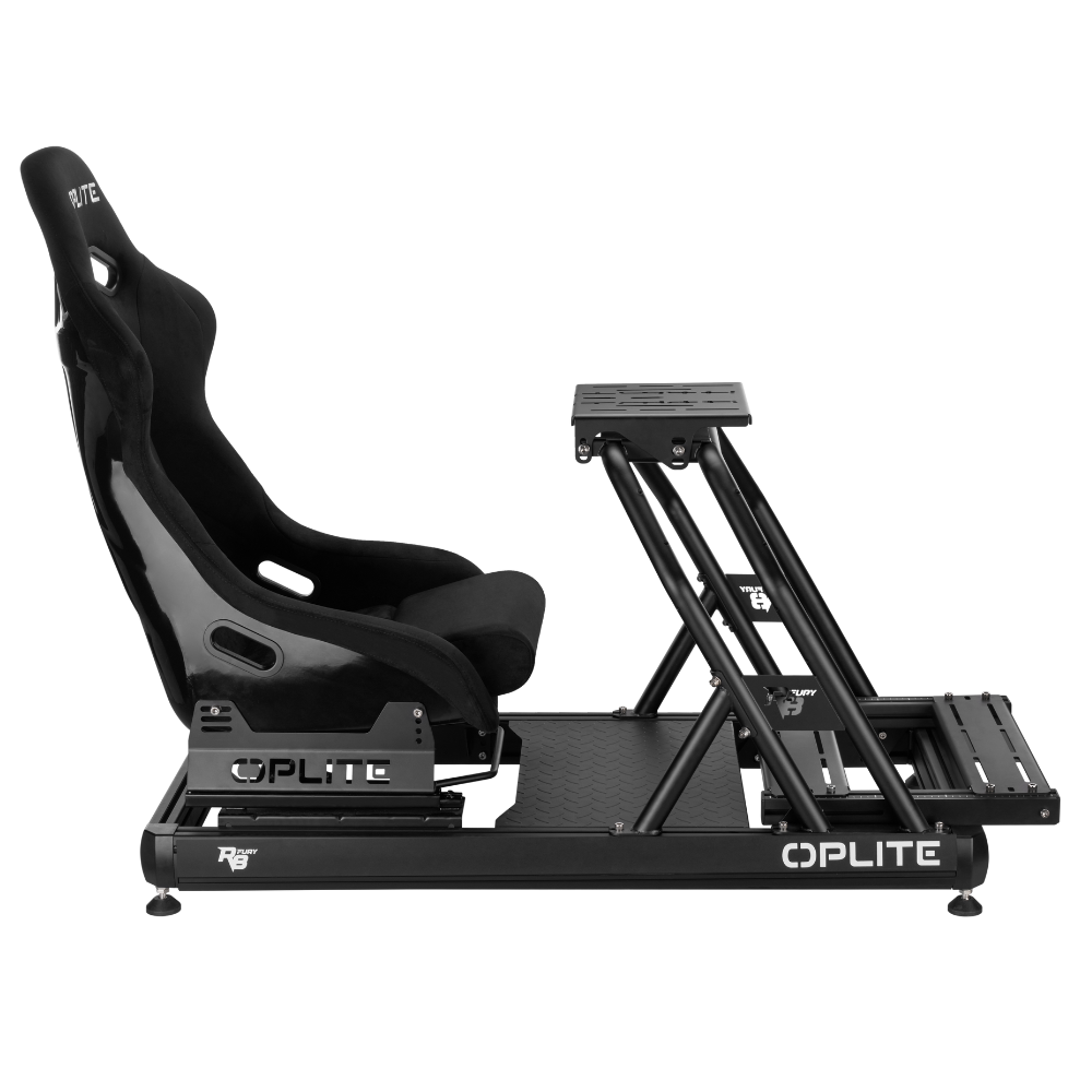 OPLITE R8 Sim Floor plancher cockpit acier noir