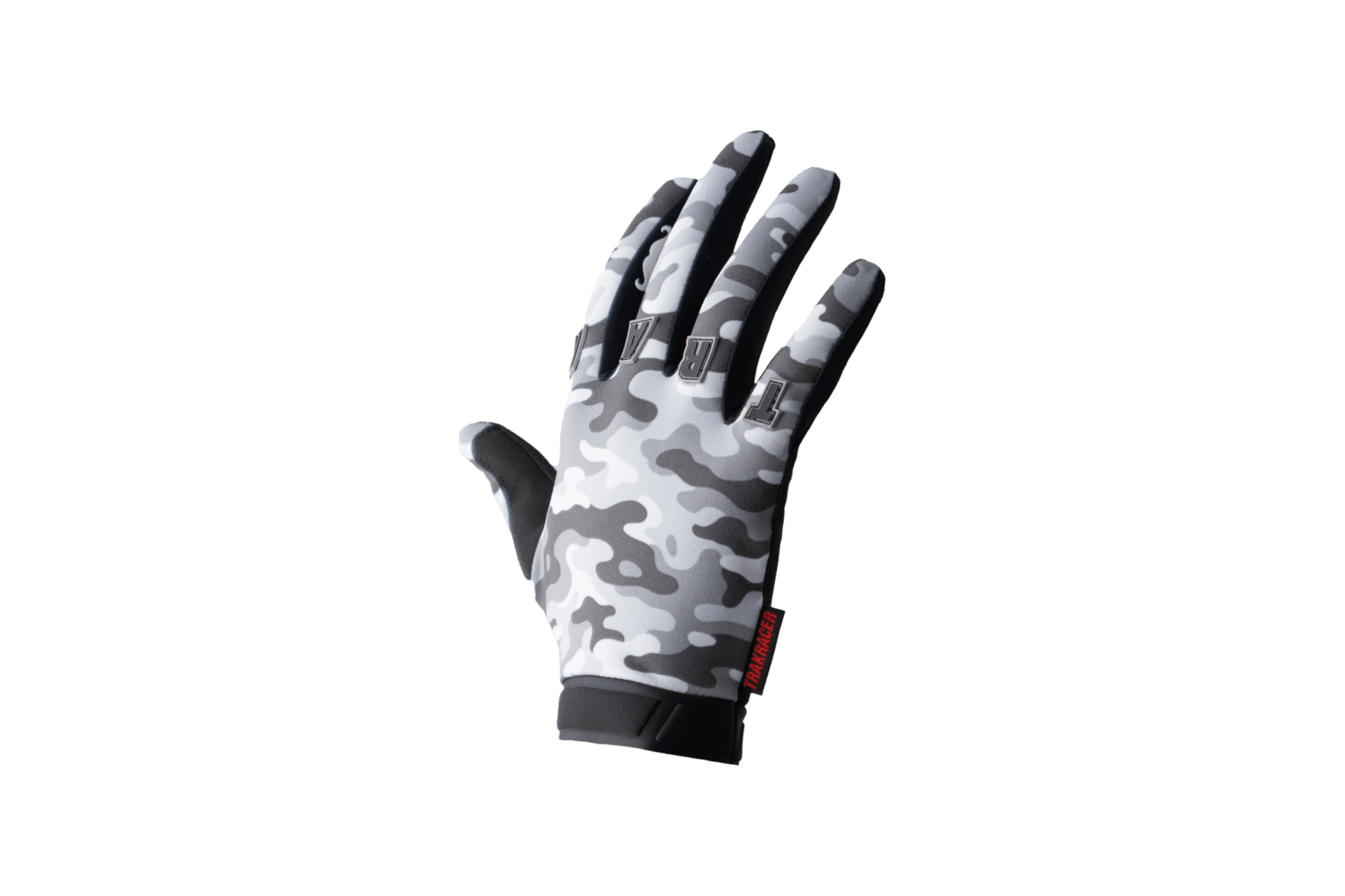 Trak Racer Gants simracing gris camo tactile taille S