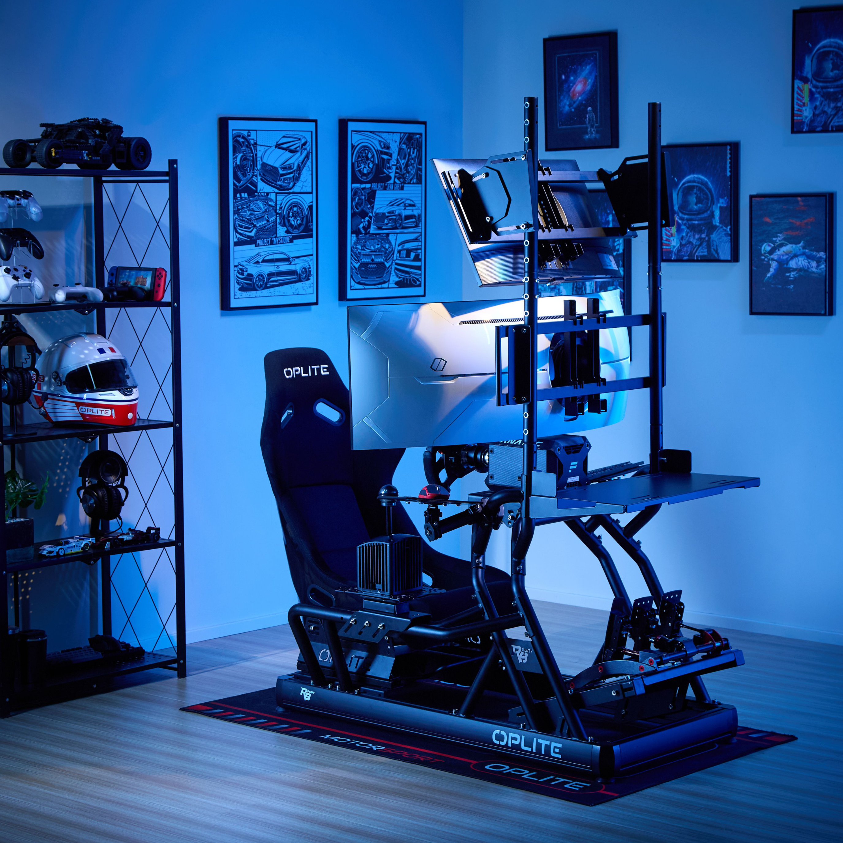 Oplite R8 CPU Holder support PC noir 30 kg