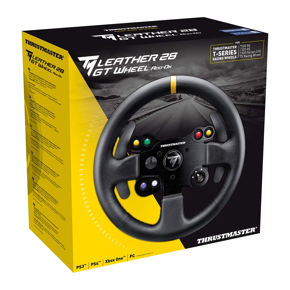 Thrustmaster TM Leather 28 GT volant détachable cuir 28 cm