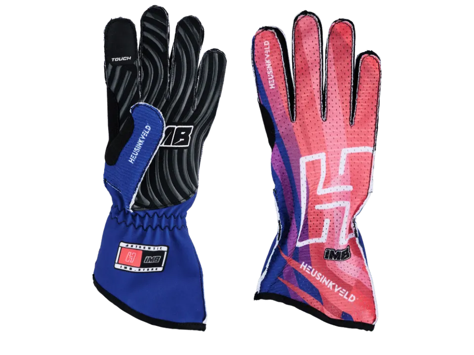 Heusinkveld One gants simracing longs L perforés